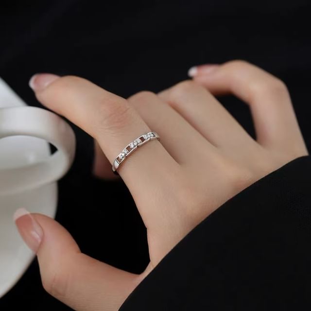 pexrl jewelry-CZ Perforated Ring