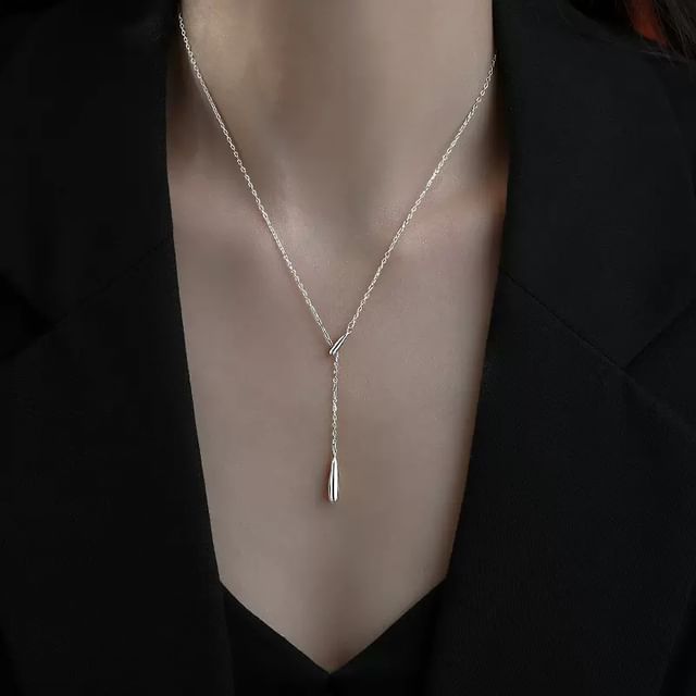Kamuel-Drop Lariat Necklace