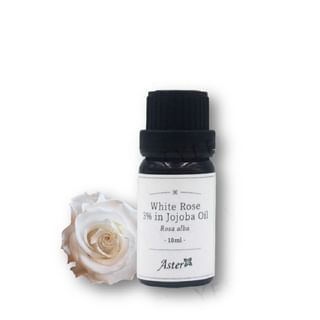 Aster Aroma - 3% White Rose Pure Essential Oil In Organic Jojoba Oil