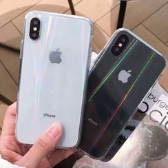 Rockit - Iridescent Transparent Phone Case - iPhone XS Max / XS / XR / X / 8 / 8 Plus / 7 / 7 Plus / 6s / 6s Plus Rockit - Iridescent Transparent Phone Case - iPhone XS Max / XS / XR / X / 8 / 8 Plus / 7 / 7 Plus / 6s / 6s Plus