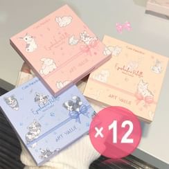 Art Value - Cute Paradise 9-Color Eyeshadow Palette - 3 Types (x12) (Bulk Box)