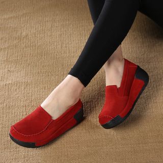 wedge loafers