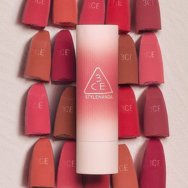3CE-Cashmere Hug Lipstick - 10 Colors