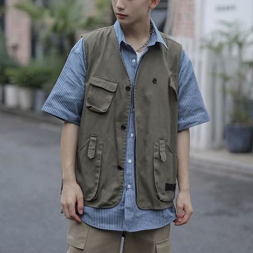 Men's utility cargo on sale vest