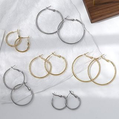 JAMIEL - Alloy Hoop Earrings JAMIEL - Alloy Hoop Earrings