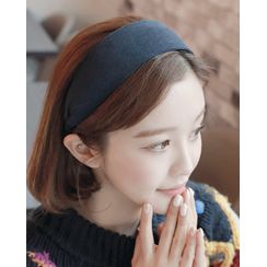 Miss21 Korea - Wide Rib-Knit Hair Band Miss21 Korea - Wide Rib-Knit Hair Band