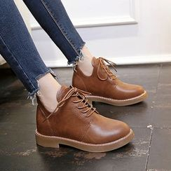 Aneka - Lace-Up Platform Shoes Aneka - Lace-Up Platform Shoes