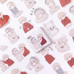 Hegma - Cartoon Couple Sticker Set Hegma - Cartoon Couple Sticker Set