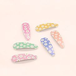 Kozozo - Floral Print Hair Clip Kozozo - Floral Print Hair Clip