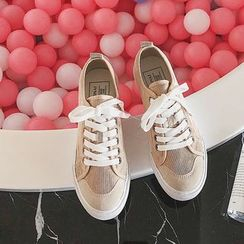 Ritto - Canvas Lace-Up Shoes Ritto - Canvas Lace-Up Shoes