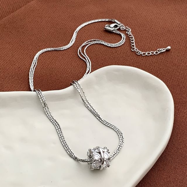Daeuni-Rhinestone Necklace