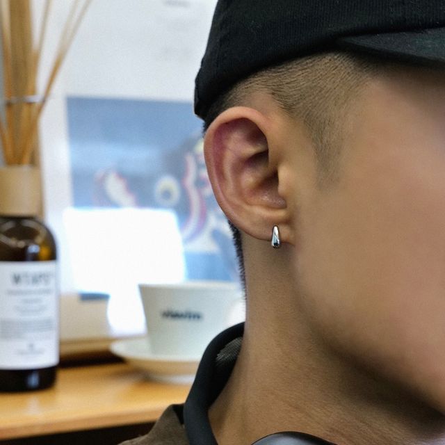 Kopesh-Droplet Stainless Steel Earring