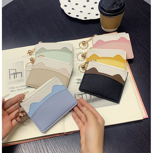 Basaran-Color Block Card Holder