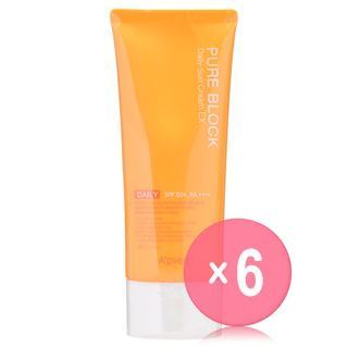 A'PIEU - Pure Block Natural Daily Sun Cream EX (x6) (Bulk Box)