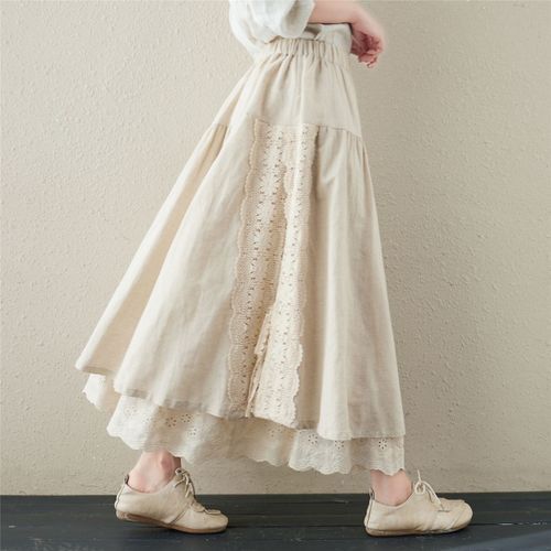 Layered hotsell embroidered skirt