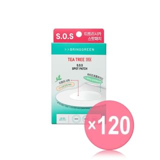BRING GREEN - Tea Tree Cica SOS Spot Patch (x120) (Bulk Box)