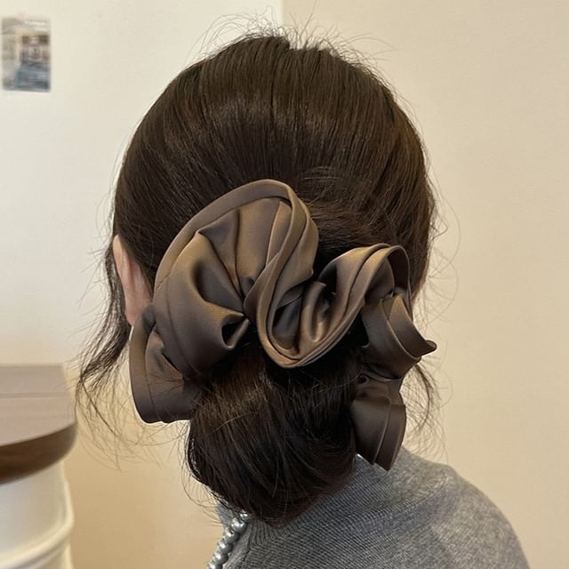 Sesori-Plain Satin Scrunchie