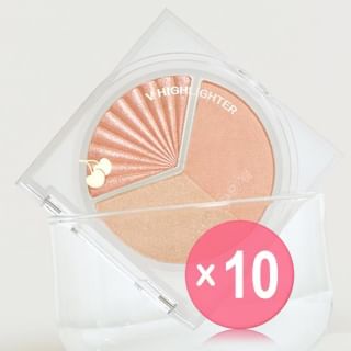 peripera - V Highlighter Soda Café Collection - 2 Colors (x10) (Bulk Box)