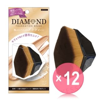 LUCKY TRENDY - Diamond Foundation Brush (x12) (Bulk Box)