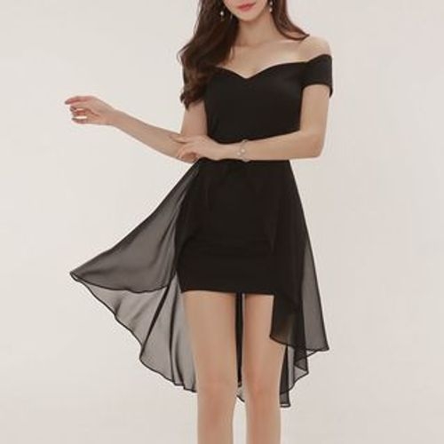 sunday dress The Best Size:XS (US 2 / UK 6) Pink label Its playful design makes Strapless Simple Black Tea