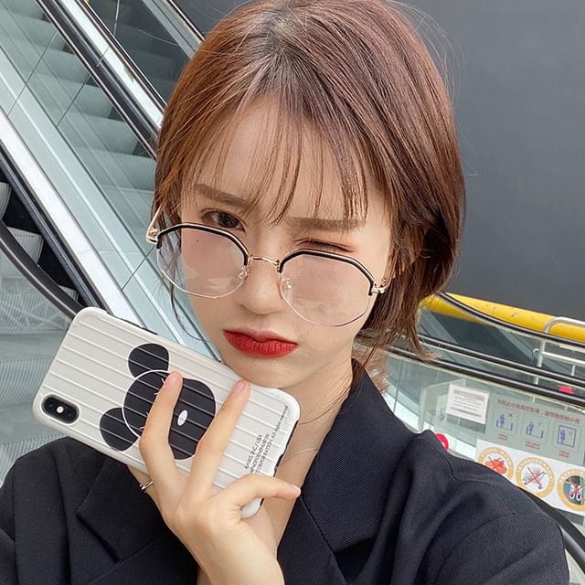 Aisyi-Polygon Frame Eyeglasses