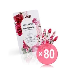 PETITFEE - Rose Petal Satin Hand Mask (x80) (Bulk Box)