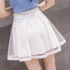 Fashion Street - High Waist A-Line Skirt Fashion Street - High Waist A-Line Skirt