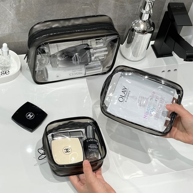 Intimo-Transparent PVC Makeup Pouch Various Designs