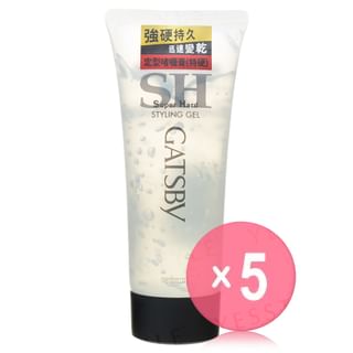 Mandom - Gatsby Super Hard Styling Gel 5pcs Bundle Set