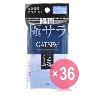 Mandom - Gatsby Powdered Oil Clear Paper (x36) (Bulk Box)