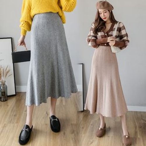 knit a line midi skirt