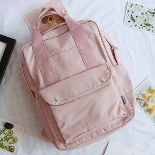 plain canvas backpack