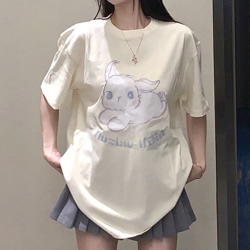 トップス TYPESERVICE Rabbit Ruched Top white TYPESERVICE) Rabbit Ruched Top [White]
