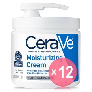 CeraVe - Moisturizing Cream With Pump 453g (x12) (Bulk Box)