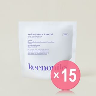 keenoniks - Azulene Moisture Toner Pad Refill Only (x15) (Bulk Box)
