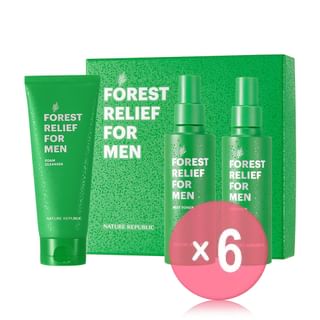 NATURE REPUBLIC - Forest Relief For Men Skin Care Set (x6) (Bulk Box)