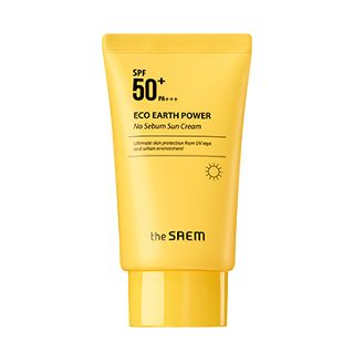 The Saem - Eco Earth Power No Sebum Sun Cream SPF50+ PA+++ 50g