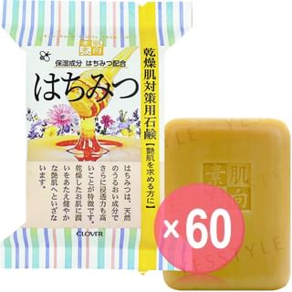 CLOVER - Skin Friendly Soap Honey (x60) (Bulk Box)