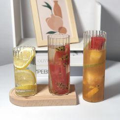 Textured Drinking Glass (various designs)