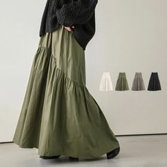 Asymmetric Layered Mesh Skirt - BOUTIQNA