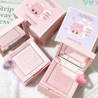 Art Value - 4 Colours Cartoon Embossed Matte Blush Palette