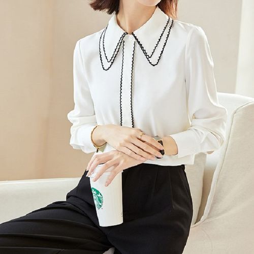 Shirt With Button Up Collar - Women - Ready to Wear