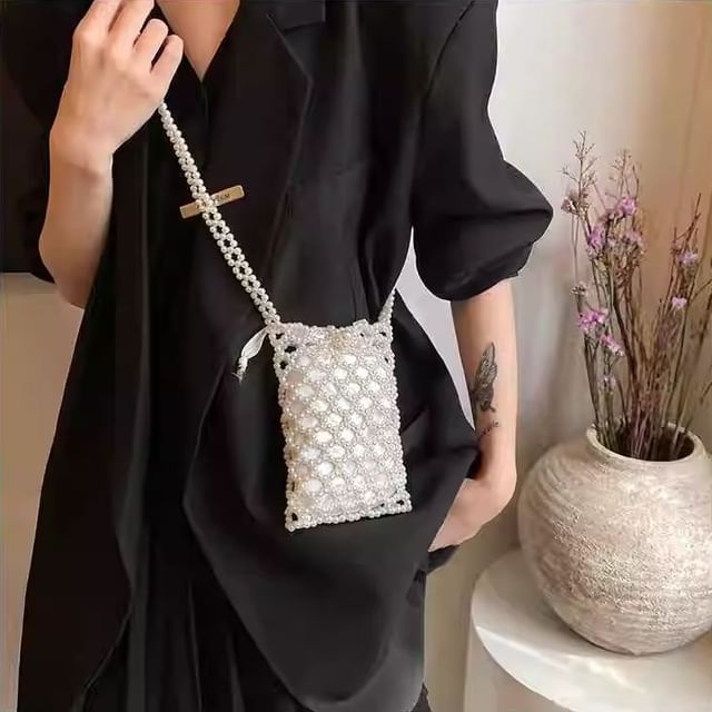 On My Mind-Beaded Crossbody Bag