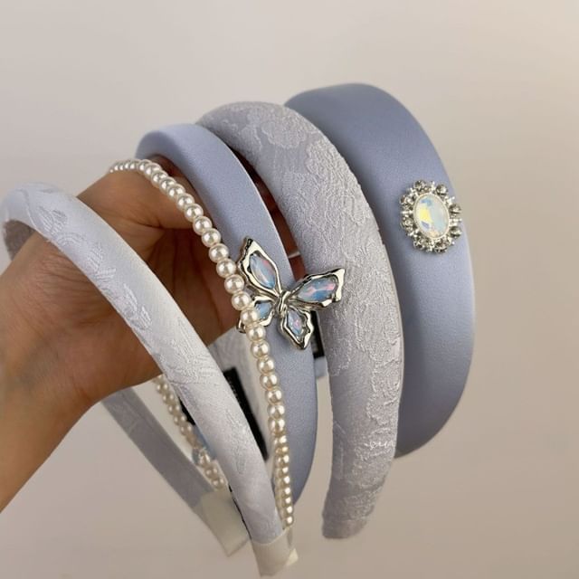 Gemsha-Blue Theme Headband Various Designs