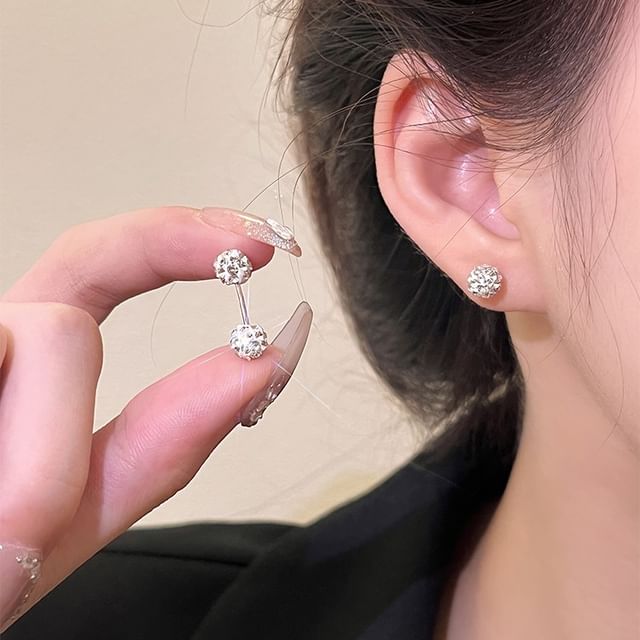 Kiren-Rhinestone Stud Earring