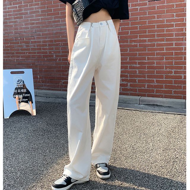 Everose-High-Waist Harem Jeans