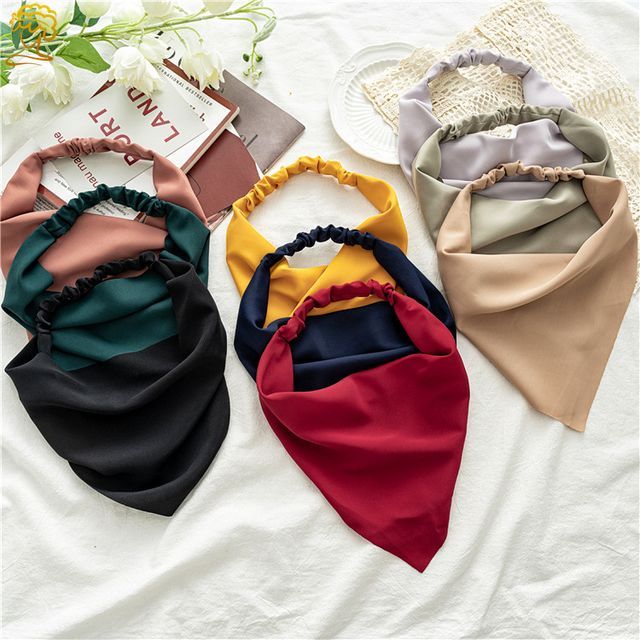 enthice-Plain Elastic Bandana