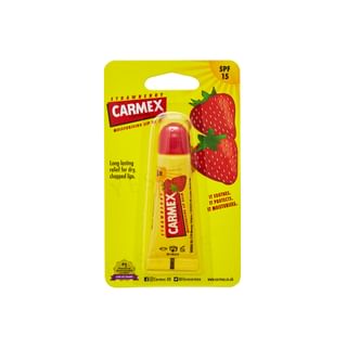 Carmex - Strawberry Flavor Moisturising Lip Tube Balm SPF 15