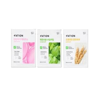 FATION - Real Fit Mask Set - 3 Types