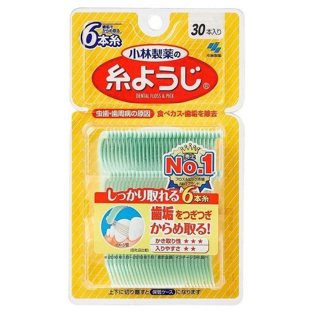 Kobayashi-Disposable Plastic Stemmed Dental Floss